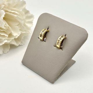 Pendientes de oro 14kt con circonitas