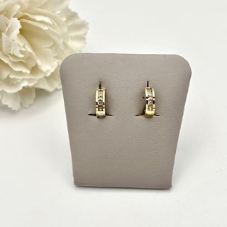 Pendientes de oro 14kt con circonitas