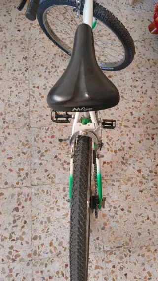 Bicicleta Montaña Blanca y Verde