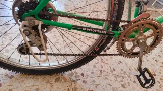 Bicicleta Montaña Blanca y Verde