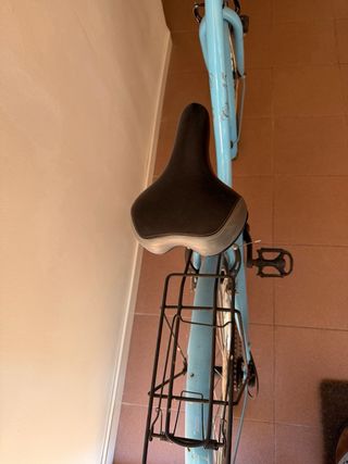 Bicicleta urbana azul