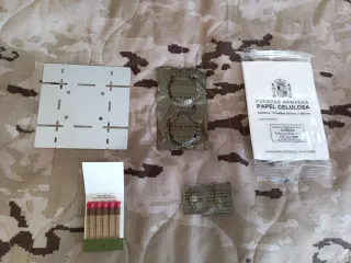 Kit Supervivencia Militar Papel Celulosa