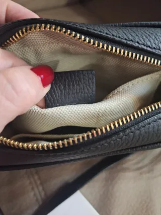 Borsa tracolla in pelle nera