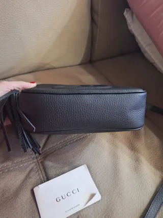 Borsa tracolla in pelle nera