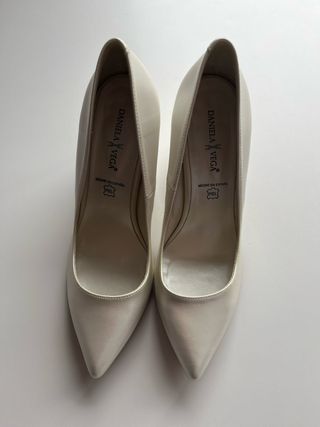 Tacones Novia Daniela Vega Blancos