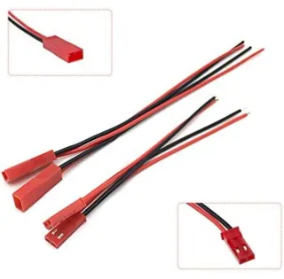 Conectores JST SYP 2 Pines (Macho y Hembra)