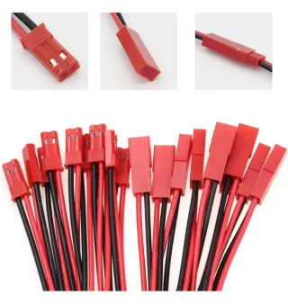 Conectores JST SYP 2 Pines (Macho y Hembra)