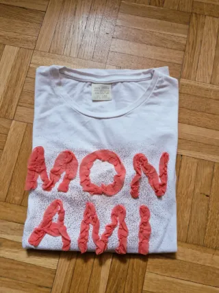 T-shirt Zara Mon Ami bianca