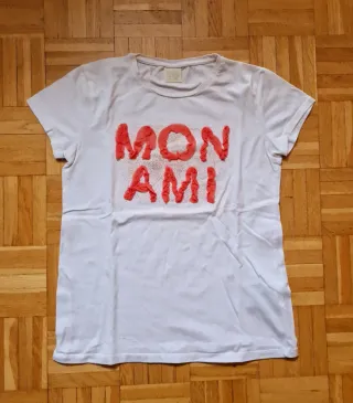 T-shirt Zara Mon Ami bianca