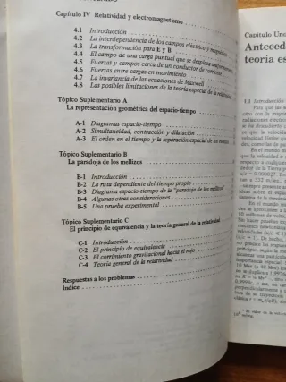 Introducción a la teoría especial de la relativida