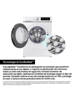 Lavadora Samsung 9kg / 1.400 rpm