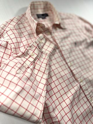 Polo Ralph Lauren Camisa Cuadros Roja Talla XL