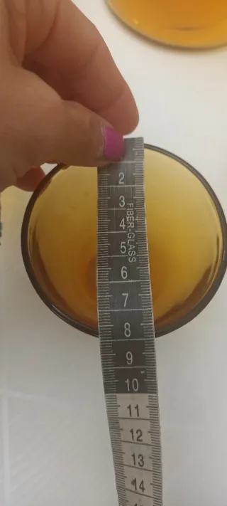 Caraffa e 6 Bicchieri Vintage Arancio Vetro