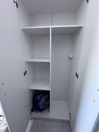 Armario multiusos blanco 1,80 x 0,74 x 0,37