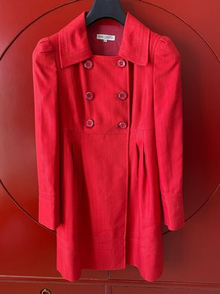 Abrigo Merletti Rojo