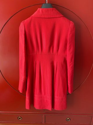 Abrigo Merletti Rojo