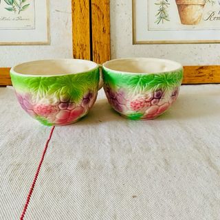 Taza Cerámica Frutas Estilo Majolica/precio unidad