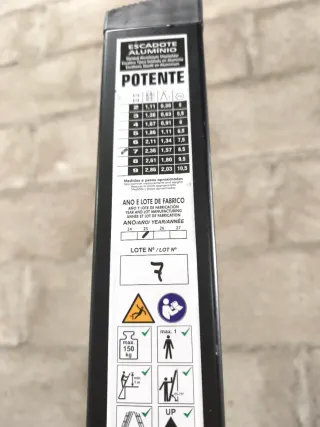 Escalera alta Aluminio