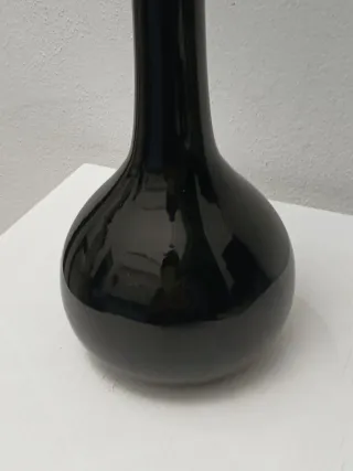 Vaso Murano vintage nero in vetro