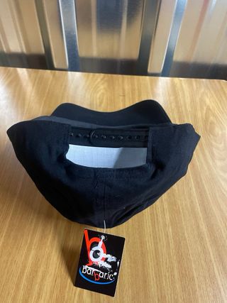 Gorra Policía Departamento Negra Ajustable Nueva