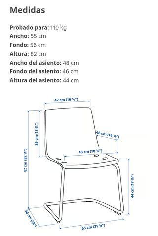 Sillas transparentes moradas