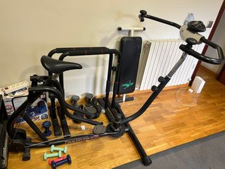 Máquina Timeworks, Barras Paralelas y Pesas