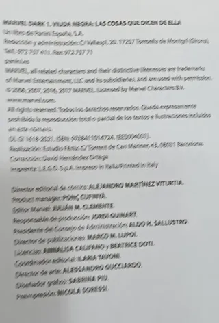 Marvel dark: el lado oscuro 01 - la viuda negra
