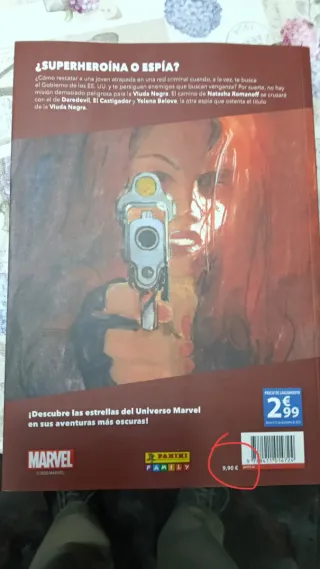 Marvel dark: el lado oscuro 01 - la viuda negra