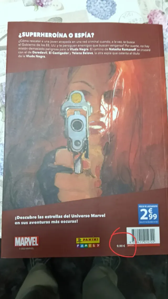 Marvel dark: el lado oscuro 01 - la viuda negra