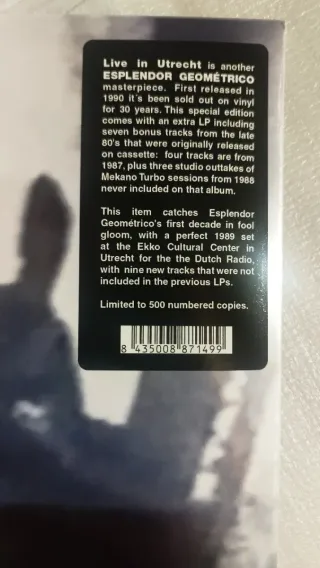Esplendor Geométrico - Live in Utrecht 2LP