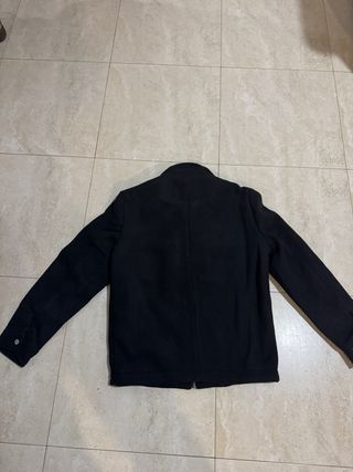 Sobrecamisa negra cremallera Talla S