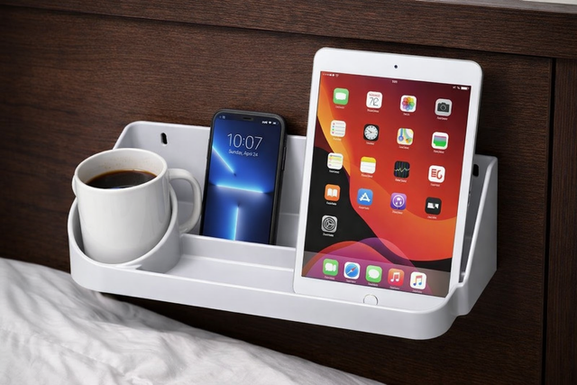 Soporte organizador para cabecero de cama