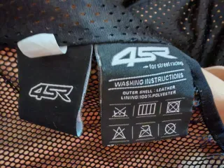 Chaqueta de piel marrón