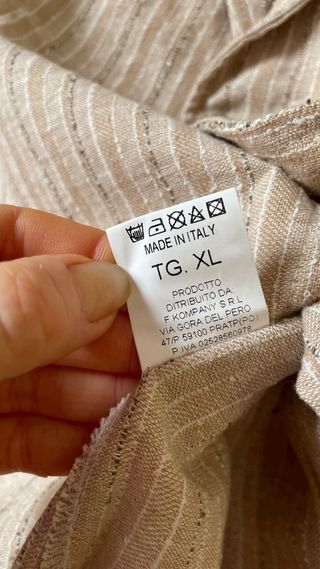 Giacca uomo lino Made in Italy