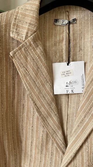 Giacca uomo lino Made in Italy