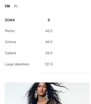 Vestido largo Zara punto pointelle negro