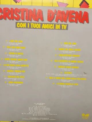 Cristina D'Avena Vinile - I Tuoi Amici in TV