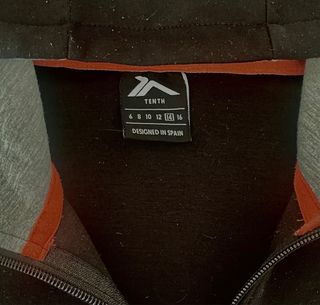 Sudadera Tenth Negra y Gris con Capucha