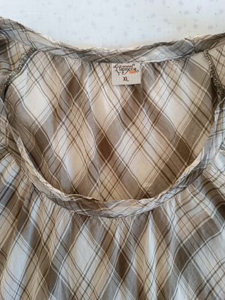 Blusón Coronel Tapioca XL Cuadros