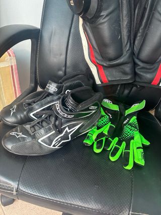 Zapatos Alpinestars nº 42 Negros + regalo guantes