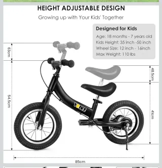 Bicicleta Equilibrio YBIKE 2 en 1 Niños