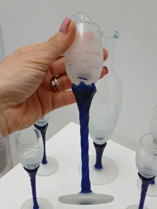 Set Murano Bicchieri e Caraffa Vintage