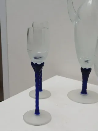 Set Murano Bicchieri e Caraffa Vintage