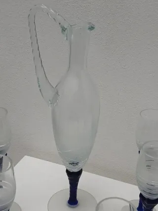 Set Murano Bicchieri e Caraffa Vintage