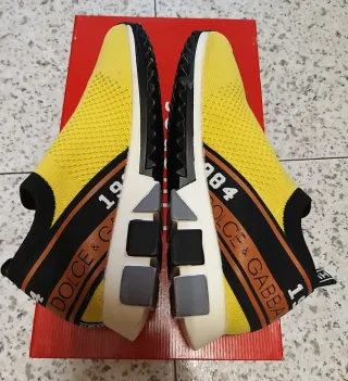 Zapatillas D-G Amarillas y Negras