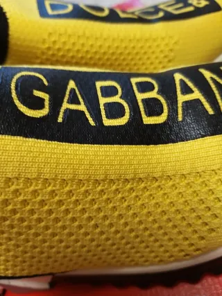 Zapatillas D-G Amarillas y Negras