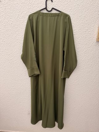 Abaya Dubai Verde Oliva Talla 52