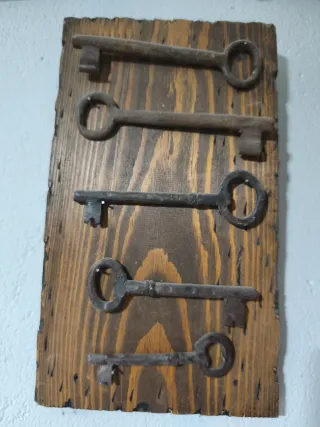 Set di 5 Chiavi Antiche Decorative