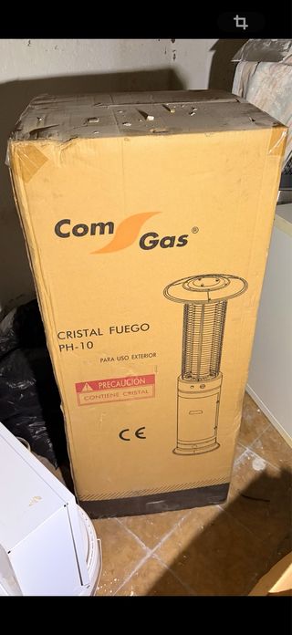 Estufa exterior COMGAS Cristal Fuego PH-10