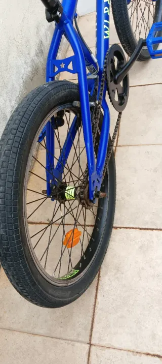 Bici BMX Decathlon azul